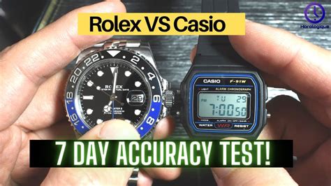 casio rolex|rolex vs casio watch accuracy.